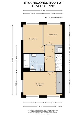 Floorplan - Stuurboordstraat 21, 1433 SE Kudelstaart